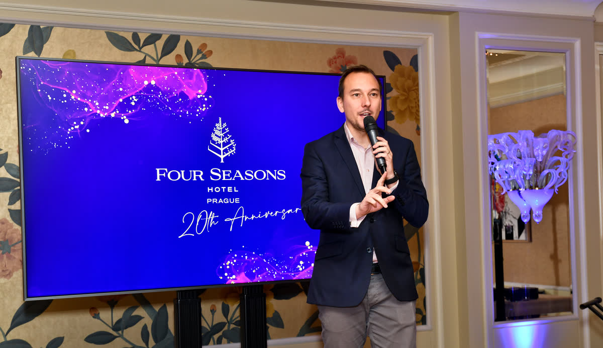 Moderování výročí hotelu Four Seasons