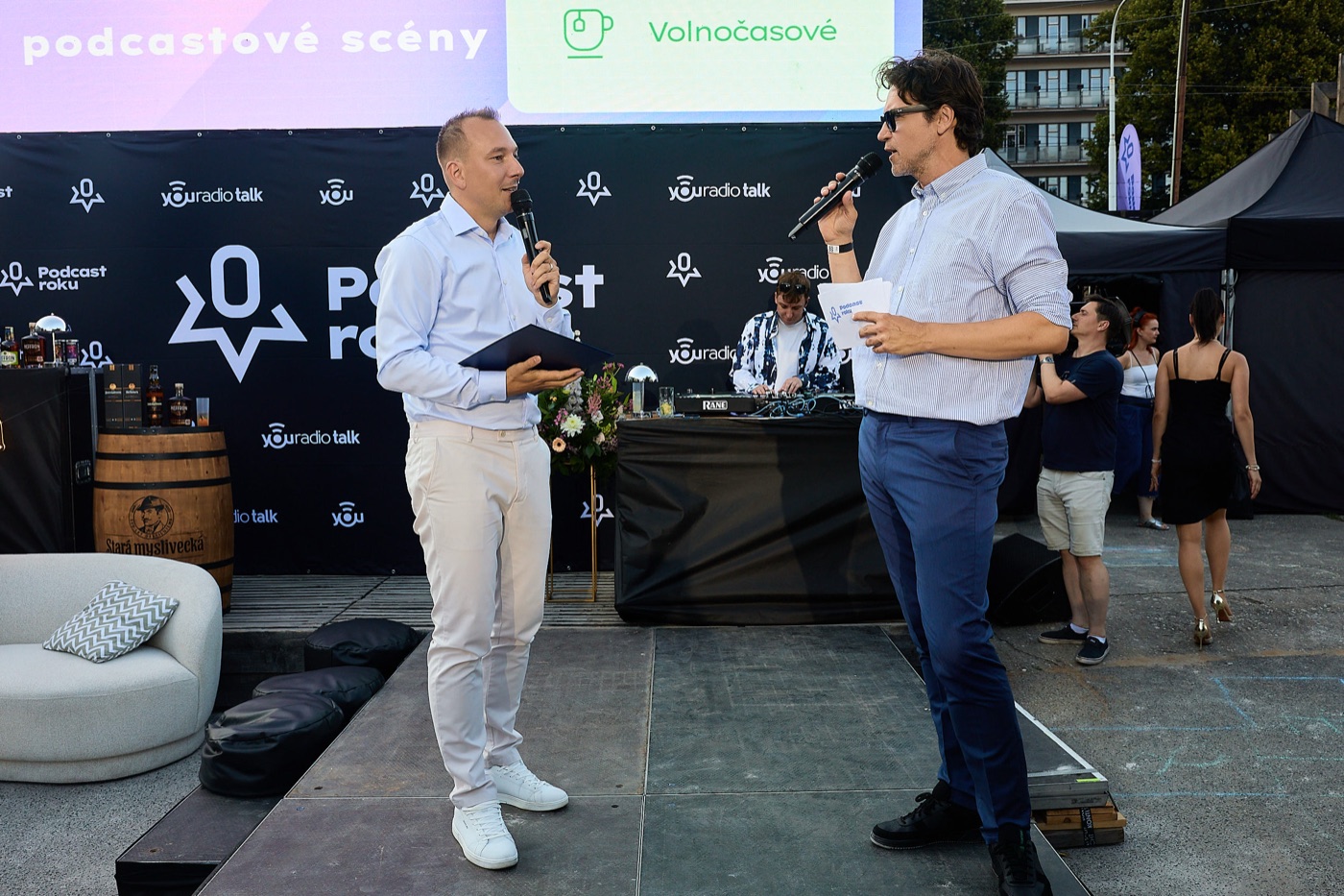 Martin Cihlář moderuje předávání cen Podcast roku